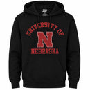 Unisex University of Nebraska Black Hoodie | Multiple Sizes | Blue 84
