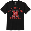 Youth University of Nebraska Black T-Shirt | Multiple Sizes | Blue 84