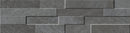 Veneer World Urban Ledgestone Explore Volcanic Black Corner Quartz Look Porcelain Moldings 5.75x24