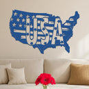 USA Flag in Country Sign