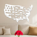 USA Flag in Country Sign