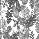 Grey Tropical Wallpaper