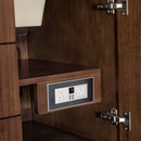 James Martin Amberly 72" Dual Mount Double Bathroom Vanity, Mid-Century Walnut