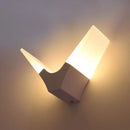 DecorBites™ V-Shaped LED Acrylic Sconce Light in Warm/White