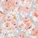 Contemporary Gentle Floral Wallpaper