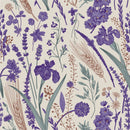 Fashionable Purple Flowers Wallpaper Smart
