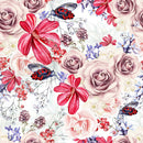 Contemporary Flowers and Berries Wallpaper Vogue