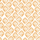 Orange Water Colored Pattern Wallpaper