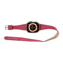 Vail Double Tour Leather Bands for Apple Watch 9, Ultra 2 and SE
