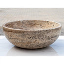 Valencia Beige Travertine Vessel Sink Filled Polished 16 x 6