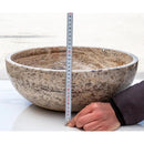 Valencia Beige Travertine Vessel Sink Filled Polished 16 x 6