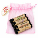 Valentine's Lip Balm Set | Pack of 4 | Sweet Orange, Vanilla Rose, Lime Basil, And Lavender Scents | The Salvy Lady