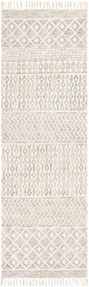 Valyermo Beige Hand Woven Cotton Rug - Clearance