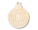 Unfinished Wood Etched Vampire Teeth Ornament Shape | Paint By Line Crafts | up to 30" DIY