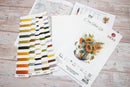 Vase with Sunflower B7025L Counted Cross-Stitch Kit