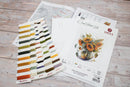 Vase with Sunflower B7025L Counted Cross-Stitch Kit