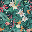 Dark Wallpaper with Lilies