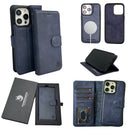 Vegas Premium Leather iPhone 15 Plus Wallet Case with MagSafe | Detachable RFID Blocking Luxury Wallet