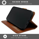 Vegas Premium Leather iPhone 15 Plus Wallet Case with MagSafe | Detachable RFID Blocking Luxury Wallet