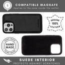 Vegas Premium Leather iPhone 15 Pro Wallet Case with MagSafe | Detachable RFID Blocking Luxury Wallet