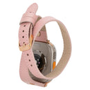 Vernon Double Tour Leather Bands for Apple Watch 9, Ultra 2 and SE