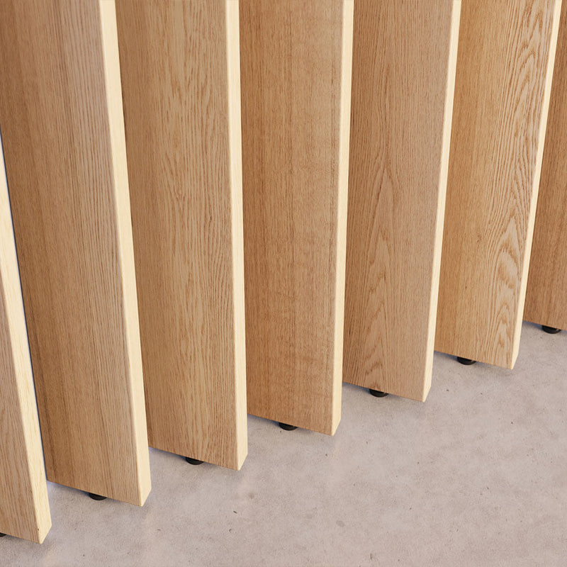 Wood Slat Room Divider