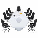 Vertix · Conference Room Table, Tapered Hexagon