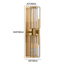 Vexa Wall Lamp - Modern Crystal Design