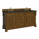 James Martin Brookfield 72" Double Bathroom Vanity, Honey Oak