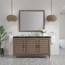James Martin Portland 60" Single Bathroom Vanity, Whitewashed Walnut
