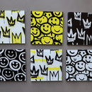 Printed Glass Coaster Set of 6
