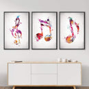 Vibing Musical Notes Canvas