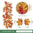 Vibrant autumn harvest hanging decoration living room leaf garland