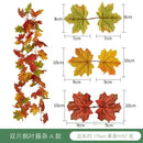 Vibrant autumn harvest hanging decoration living room leaf garland