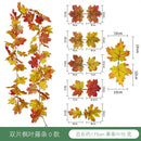 Vibrant autumn harvest hanging decoration living room leaf garland