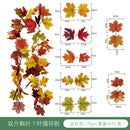 Vibrant autumn harvest hanging decoration living room leaf garland