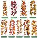 Vibrant autumn harvest hanging decoration living room leaf garland