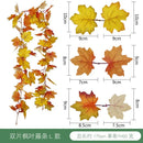 Vibrant autumn harvest hanging decoration living room leaf garland