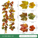 Vibrant autumn harvest hanging decoration living room leaf garland