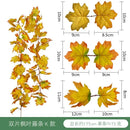 Vibrant autumn harvest hanging decoration living room leaf garland