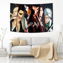 Vibrant bleach japan anime tapestry bedroom wall hanging