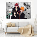 Vibrant bleach japan anime tapestry bedroom wall hanging
