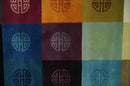 Vibrant Color full Modern Geometrical Pattern 3x5 Hand loom Wool and Art silk Aera Rug