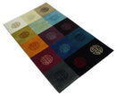 Vibrant Color full Modern Geometrical Pattern 3x5 Hand loom Wool and Art silk Aera Rug