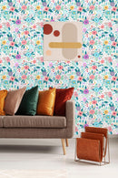 Vibrant Floral Pattern Wallpaper