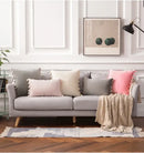 Vibrant fringed tassel velvet pillowcase for living room decor