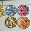 Vibrant jungle flower bone dining plates set dining room tableware
