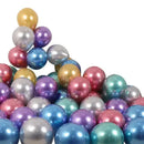 Vibrant metallic latex confetti balloon set for party decor