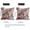 Vibrant patchwork ethnic boho throw pillow covers living room decor