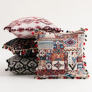 Vibrant patchwork ethnic boho throw pillow covers living room decor